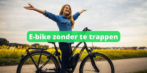 elektrische fietsen zonder trappen