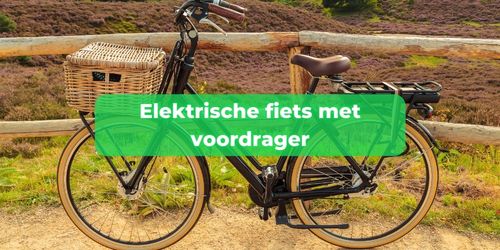elektrische fiets met voordrager