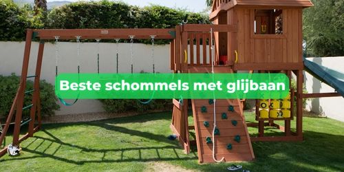 schommel met glijbaan