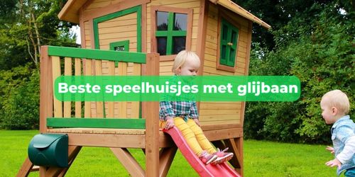 speelhuisjes met glijbaan