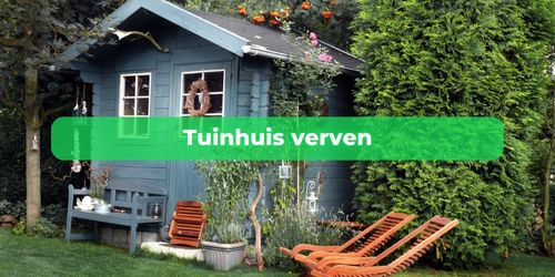tuinhuis verven