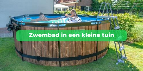 zwembad in kleine tuin
