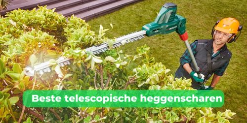 heggenschaar met telescopische steel